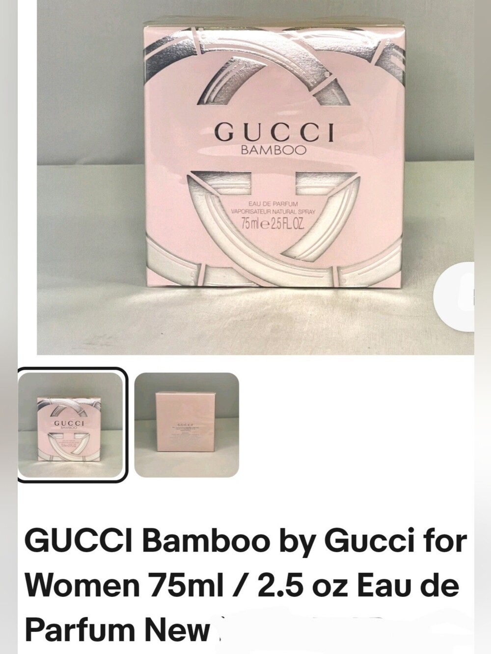 Gucci Bamboo Edp 2.5 Fl Oz New
